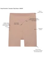 Bonded panels that wrap around the sides and the bottom of the cups provide targeted support and lift for PENDULOUS BREASTS. (7)